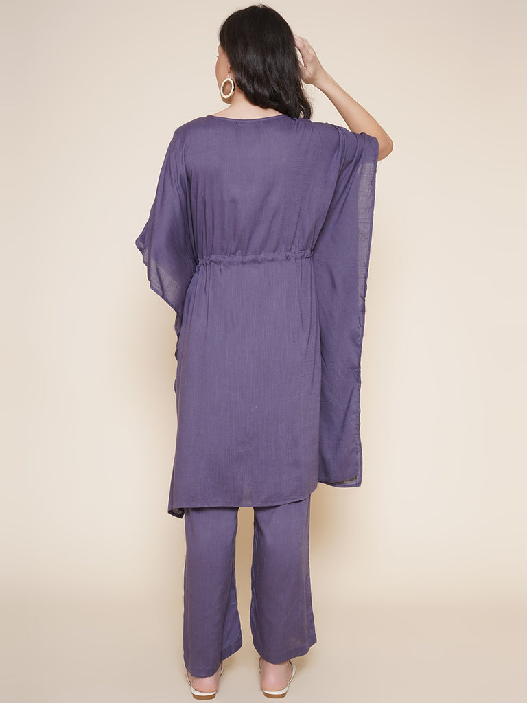 Grey Maternity Kurta with Palazzo