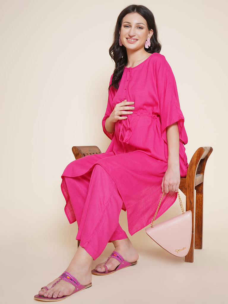 Nicole Pregnancy & Postpartum Robe & 3 in 1 Labor Gown Set - L/XL  pre pregnancy 12-22 | Labor gowns, Delivery robe, Nursing gown